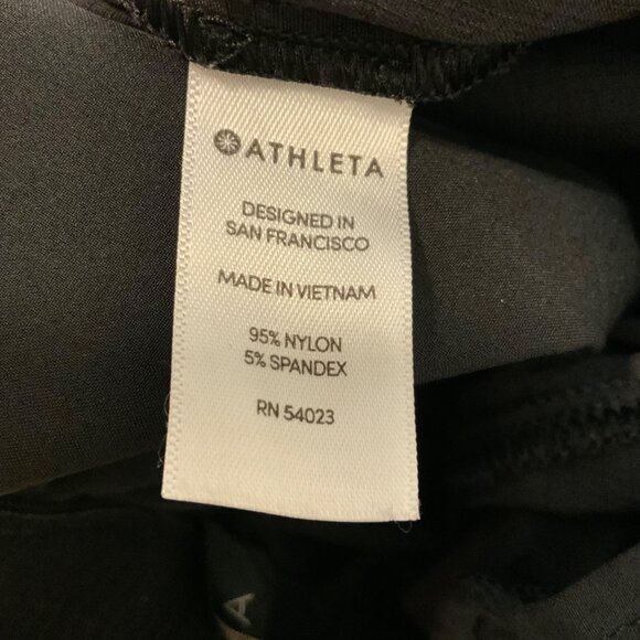 Athleta Black Trekkie Mid Crop Zip Ankle Pants Quick Dry Lightweight Size 4 - Picture 11 of 11